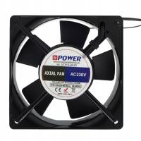 Промышленный вентилятор 120кс120кс25мм 230В шариковый эффективный 120кс25мм