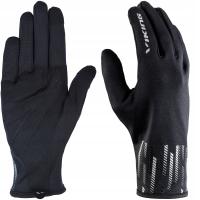Rękawiczki rowerowe Viking czarny