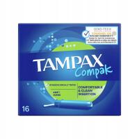 TAMPAX Compak Super tampony z aplikatorem, 16 sztuk