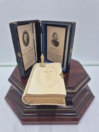 Modlitewnik francuski stary Limoges 1891 rok