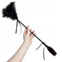 Secret Play Plumero & Fusta Negra łaskoczące piórko