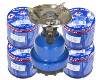 Kuchenka gazowa turystyczna K-191 + 4 kartusze