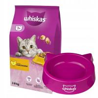 WHISKAS Sucha karma dla kota z kurczakiem 3,8 kg + GRATIS