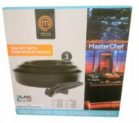 ZESTAW PATLENI Z ODPINANA RĄCZKĄ MASTER CHEF 3 SZTUKI