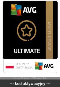 Antywirus AVG Ultimate z VPN 5 urządzeń / 2 lata