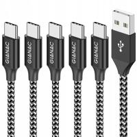 Zestaw kabli USB - USB typ C Gianac