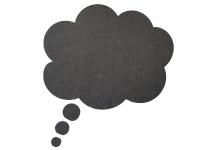 Детская войлочная доска для кнопок, облако, размер S