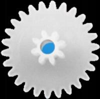 Koło zębate/zębatka podwójna 4/13mm 8/26 zęb 5 szt