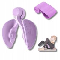 Motylek Do Cwiczen Miesni Dna Miednicy Ud Ramion Fioletowy z Taśmą