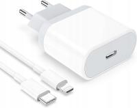 20W Sybka Ładowarka do Apple USB-C lightning iPhone kabel 2m AirPods iPad