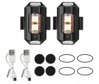 7 цветов мотоцикл велосипед мигалка 2шт LED