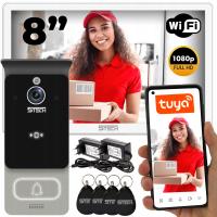Wi-Fi 5TECH 84228C видео дверной звонок комплект VERUS сенсорный монитор 8 