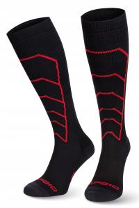 SPAIO длинные компрессионные носки RAPID 41-43 red