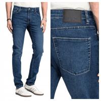 Męskie Spodnie Jeansowe Marcus Felix 2222 Jeans Texas Blue Used W30 L34