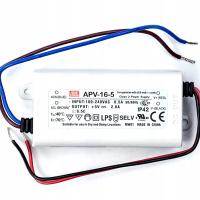 Zasilacz LED Mean Well APV-16-5 5V 2.6A 13W