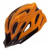 Велосипедный шлем мужской женский женский сильный легкий регулируемый M L XL оранжевый