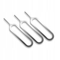 3× Kluczyk igła pin do wyciągania wysuwania tacki karty SIM do iPhone Samsung