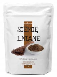Льняное семя 1 кг натуральное зерно 1 кг / BIOSWENA свежее премиум