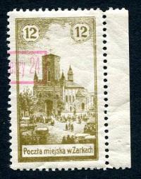 Poczta Miejska Żarki rok 1918 nr 6 czysty - gwarancja - uszkodzony