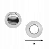 P2L-1,8/0,8 Kulki srebrne 1,8 mm pr. 925 - 50 szt.