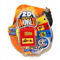 LATARKA PROJEKTOR 32 SLAJDY ZWIERZĘTA ZOO 2W1