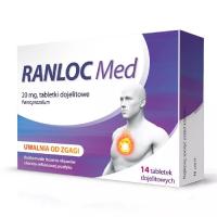 RANLOC Med препарат для лечения изжоги рефлюкс гиперацидность 14 шт