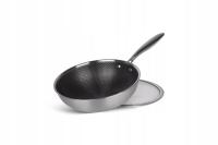 Wok Edenberg GŁĘBOKA BRYTFANNA WOK Z POKRYWĄ 30cm 5.2L 30 cm