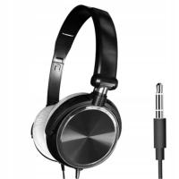 Wired Headset Hi Fi Sound Stereo Heavy Bass Gaming On ear Black