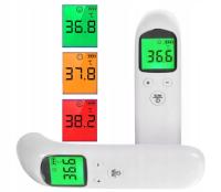 TERMOMETR BEZDOTYKOWY NA PODCZERWIEŃ LCD SZYBKI DOKŁADNY POMIAR DLA DZIECI