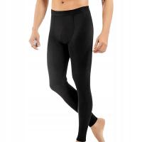 Ciepłe kalesony męskie 2XL elastyczne termoaktywne getry thermo do pracy