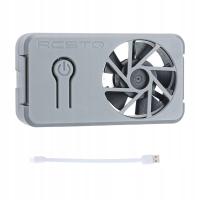 .Multifunction Phone Cooling Fan Rechargeable Fast Cooling Easy to Install