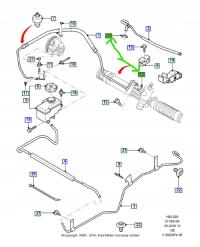 Ford OE 1212679 uszczelka układu wspomagania