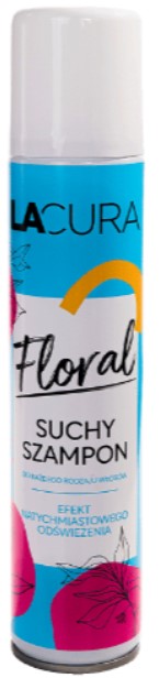 LACURA Suchy szampon do każdego rodzaju włosów FLORAL 200 ml