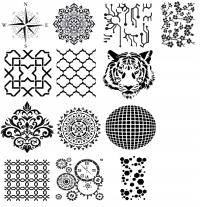 Szablon malarski Tynkarski Mandala Beton architektoniczny Tynk dekoracyjny