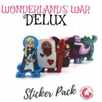 Meeple Stickers: zestaw naklejek do Wonderland's War ed Deluxe Kickstarter