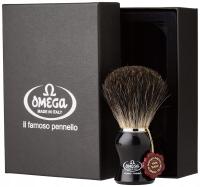 Omega pędzel do golenia z włosia borsuka 666