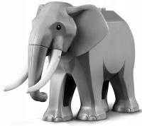 LEGO słoń duży jasno szary LBG 1 szt elephant2c01 60307 40379