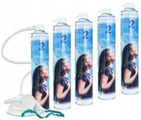 TLEN INHALACYJNY W PUSZCE OXY2GO 5 szt 99,5% 14L MASKA Z DRENEM 2m 31.10.25