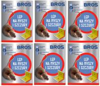 BROS большая липкая ловушка для мышей и крыс, липкая ловушка 6 шт.