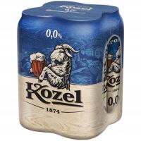 Безалкогольное пиво Kozel 4 pak can