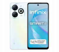 Смартфон Infinix SMART 8 3 ГБ / 64 ГБ 4G (LTE) белый