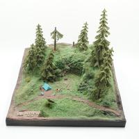 Noch-Лесная диорама с лагерем