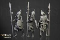 Skeleton 5 - Highlands Miniatures - Druk 3D