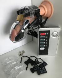 Пояс верности электростимуляция Durex электро секс Женское БДСМ клетка для пениса