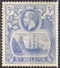 Kol.bryt. St. HELENA 1922, SG 101*, 2,75 GBP