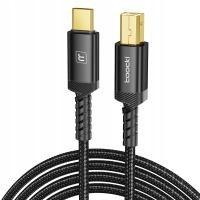 Toocki USB C do USB 2.0 typu B 5GBPS High Speed Print Cable 300cm Czarny TY