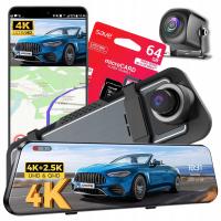 KAMERA SAMOCHODOWA WIDEOREJESTRATOR 4K 2K SONY LUSTERKO REJESTRATOR JAZDY