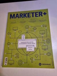 Marketer+ Marzec-kwiecień 2018 Magazyn Kompletny, stan bdb.