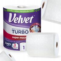 Ręcznik papierowy kuchenny Velvet Turbo 3 WARSTWY super mocny superchłonny