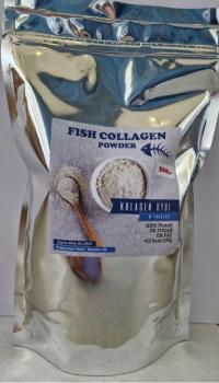 KOLAGEN FISH High Protein PROSZEK 0,5kg Ryba COLLAGEN BIAŁKO 500gr 413 kcal